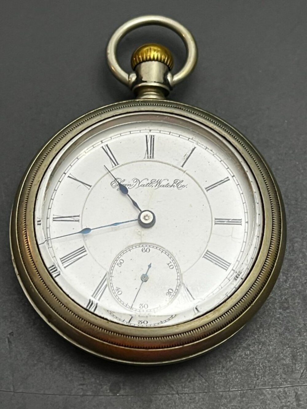 1895 VINTAGE ELGIN POCKET WATCH CRESCENT Case 73 Model 5 18S 7J 4 repair